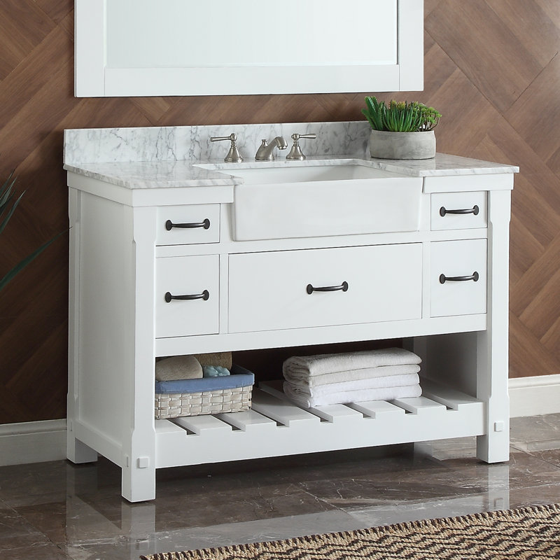 Gracie Oaks Mantra 48" Single Bathroom Vanity Set & Reviews Wayfair